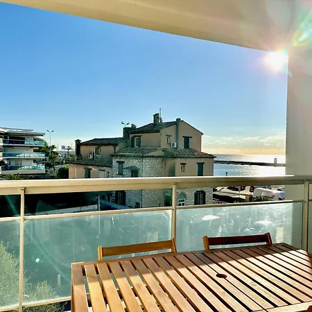 Apartamento Side Ocean View Studio, 24h Check-in And Out, Air Conditioner, Close To Airport Cagnes-sur-Mer