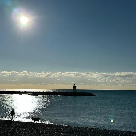 Apartamento Side Ocean View Studio, 24h Check-in And Out, Air Conditioner, Close To Airport Cagnes-sur-Mer